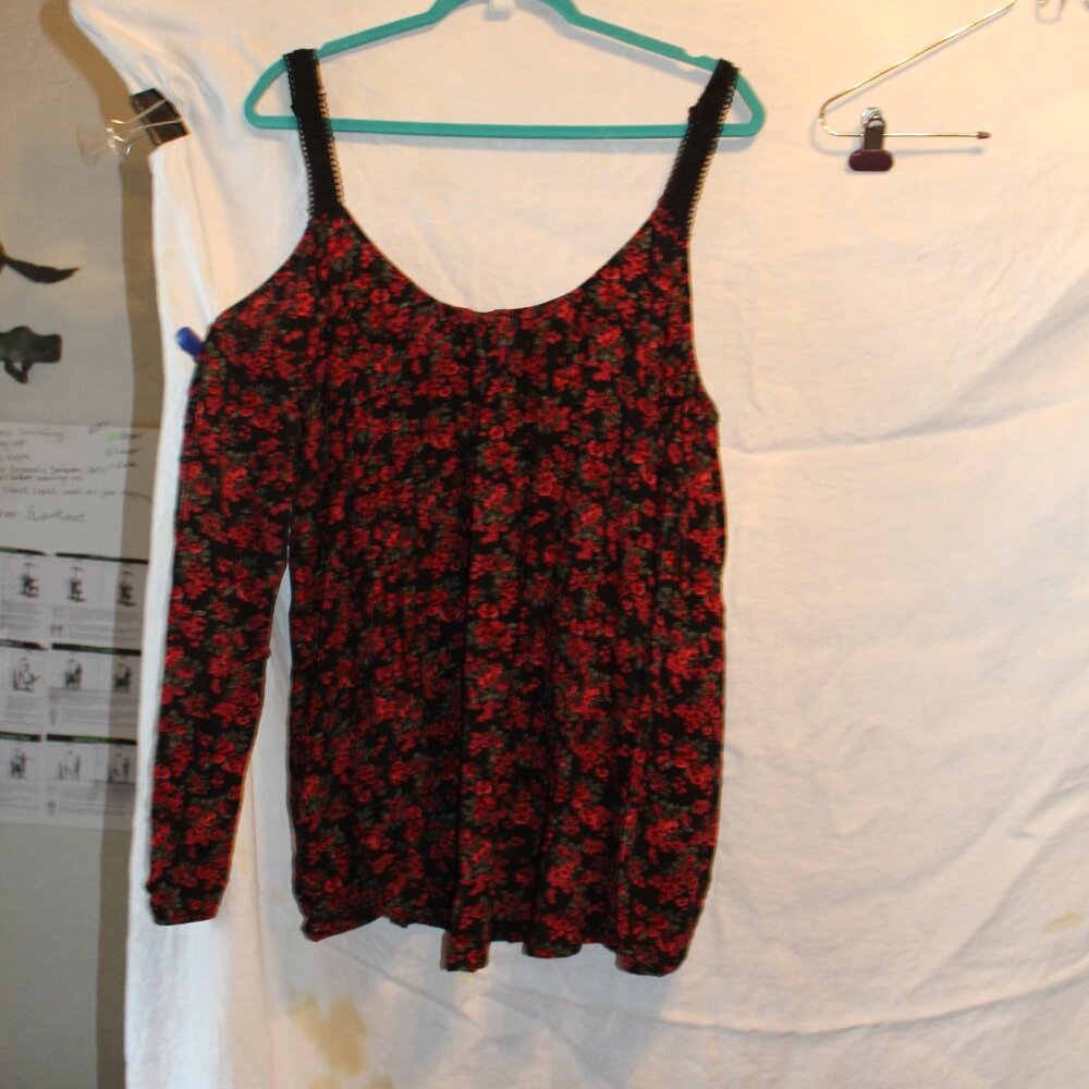 Cold Shoulder long sleeve blouse